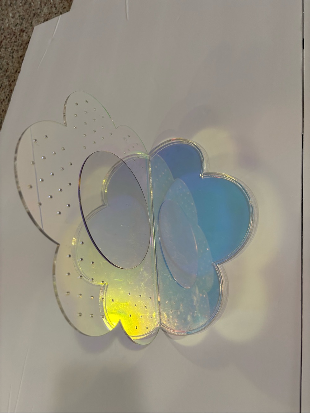 Target Iridescent Holographic Cloud-Shaped Kids Hair Clip